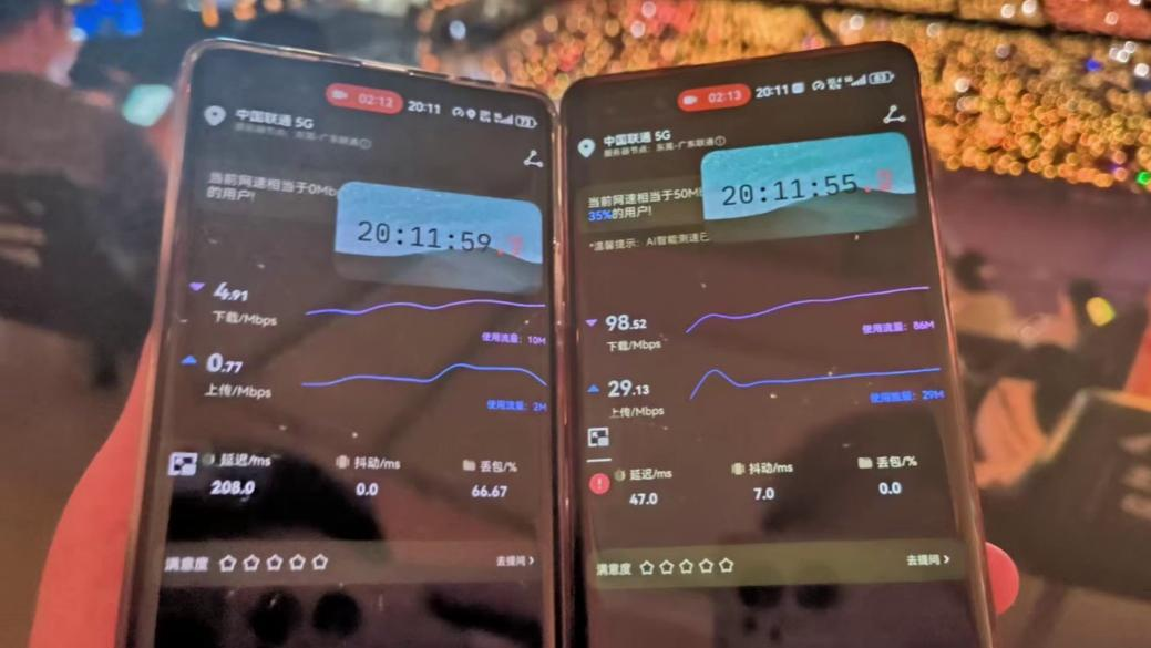 熊猫体育广东联通“5G-A+AI”技术让万人场馆网速“起飞”(图3)